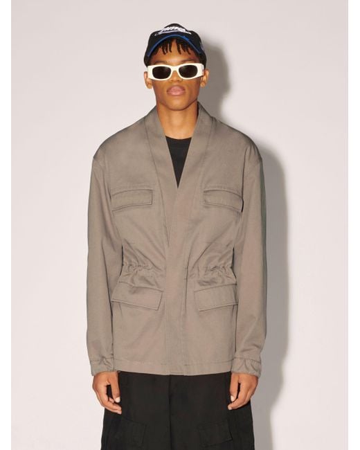 Ambush Natural Drawstring V-Neck Jacket