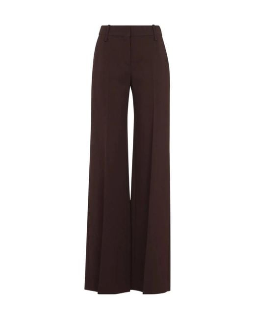 Ermanno Scervino Brown Bootcut Tailored Pants