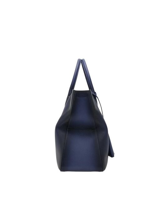Ferragamo Blue Ferragamo Eyewear Structured Tote Bag for men