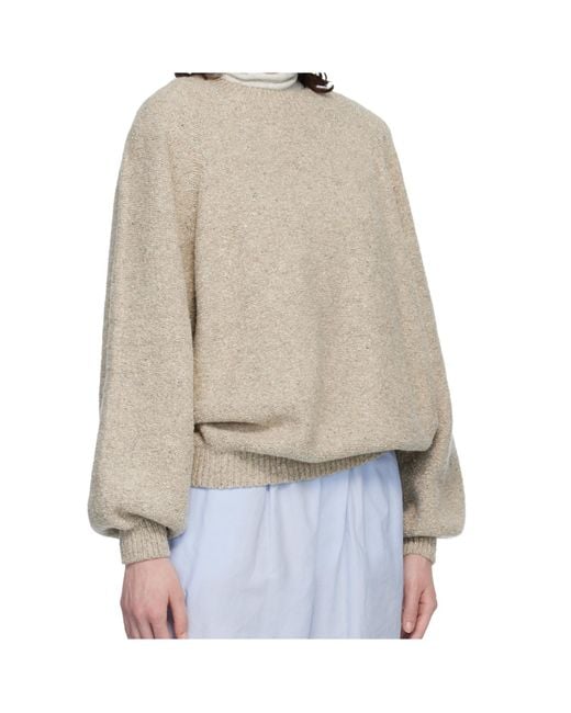 Baserange Natural Long Sleeve Sweater