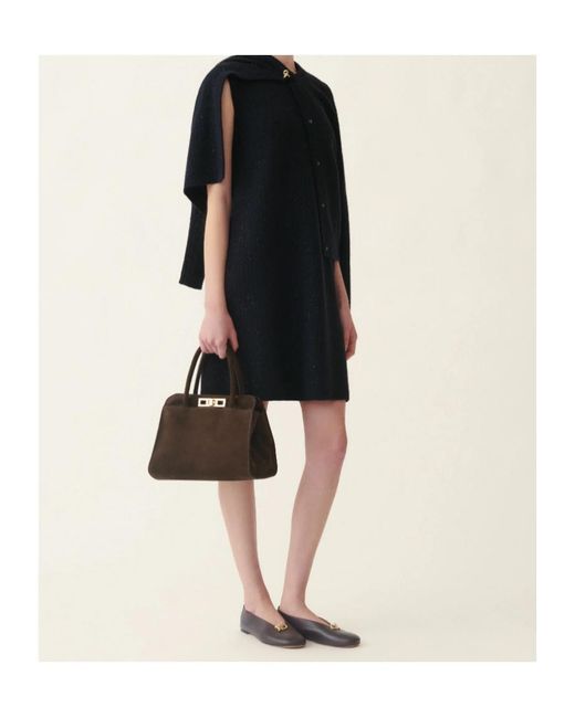 Fabiana Filippi Black Textured Embellished Cardigan