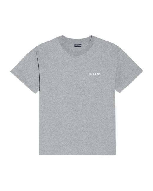 Jacquemus Gray Logo T-Shirt