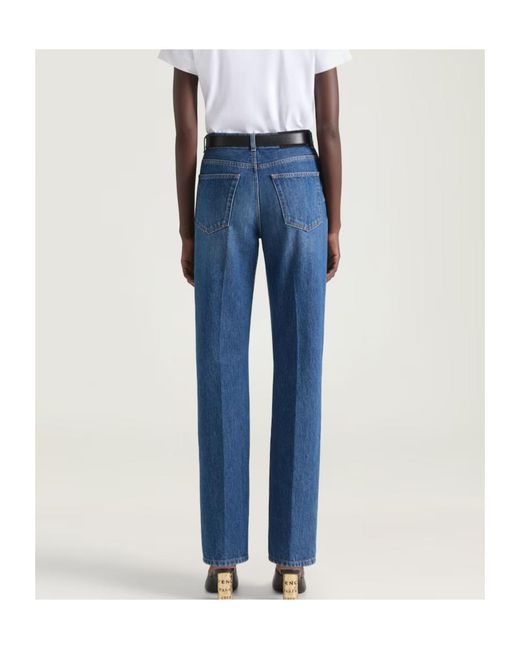Givenchy Blue Straight-Leg Jeans