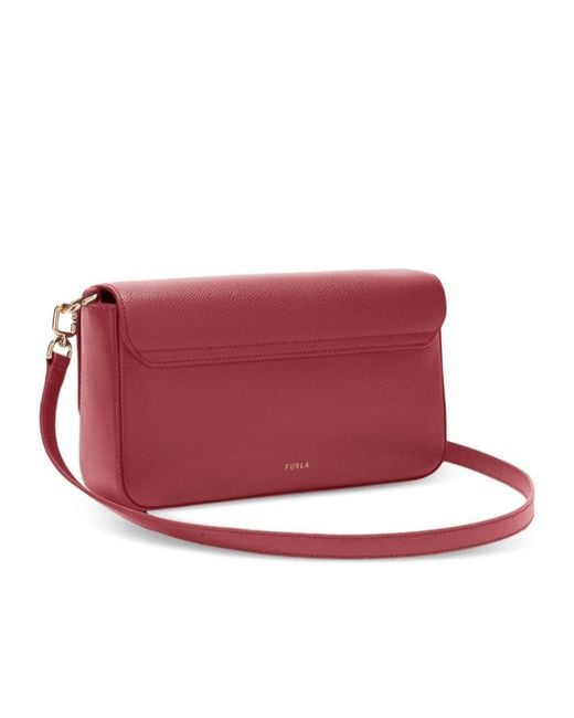 Furla Red Iride Small Crossbody Bag