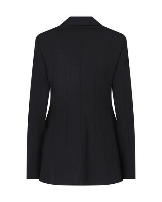 Sportmax Black Long-Sleeve Blazer
