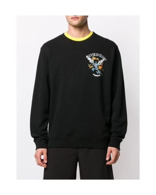 Givenchy Black Rib Round-Necked Sweater for men