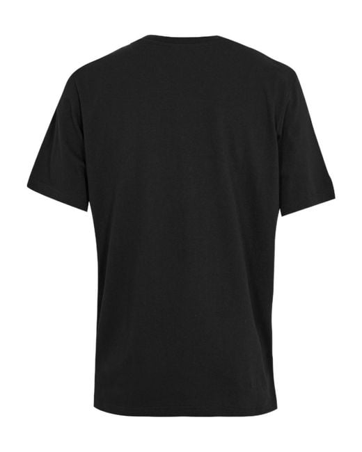 Casablanca Black Logo Crew Neck T-Shirt for men