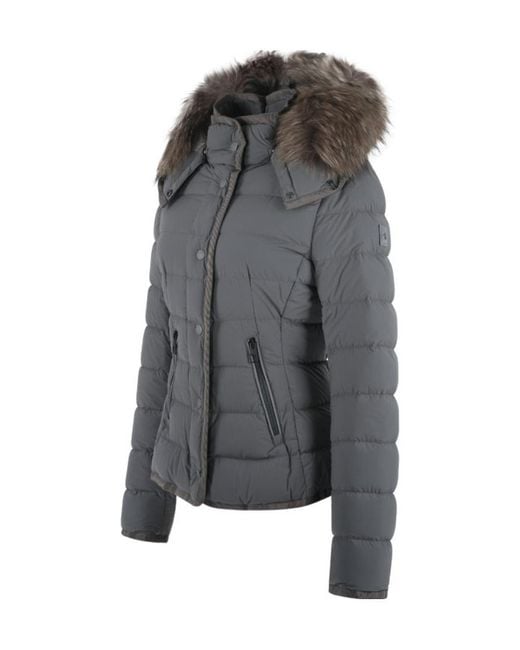 Montecore Gray Hooded Down Jacket