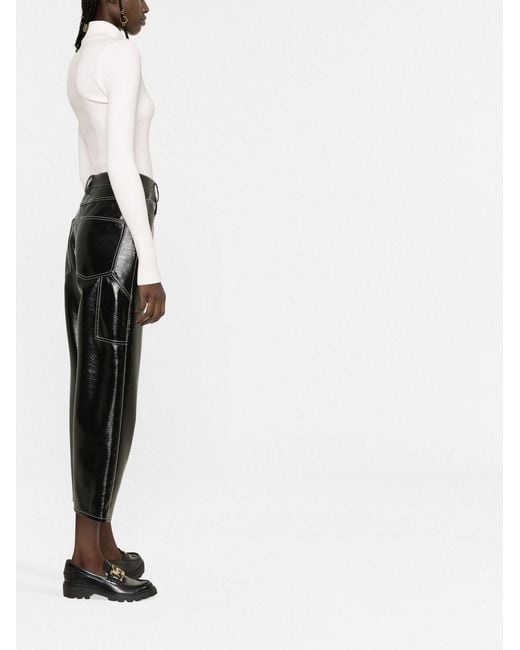 Courreges White Courrèges High Neck Knitted Jumper