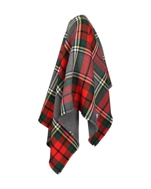 Vivienne Westwood Red Tartan Moonshine Poncho