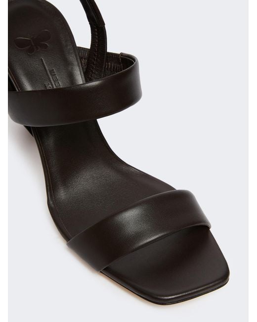 Weekend by Maxmara Brown Boule Heel Heeled Sandals