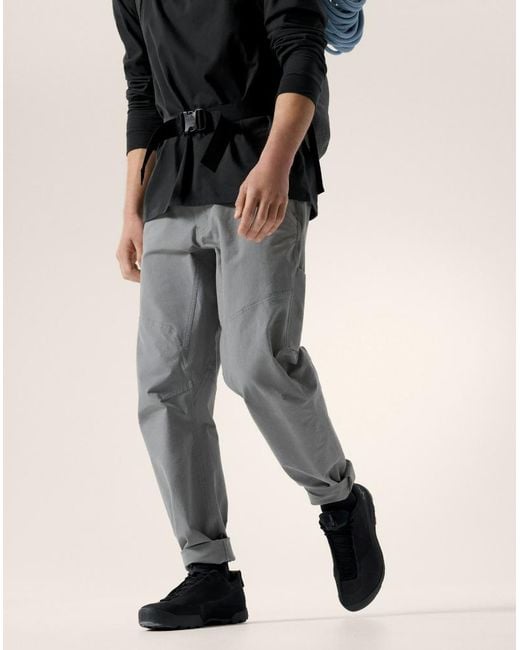 Arc'teryx Gray Cronin Cotton Pant for men