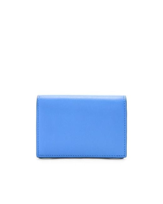 Loewe Blue Folded Wallet for men