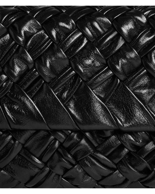 Bottega Veneta Black Kalimero Citta Shoulder Bag