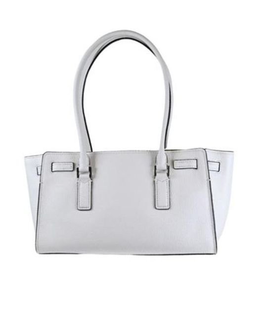 Michael Kors White Hamilton Moderne Small Shoulder Bag