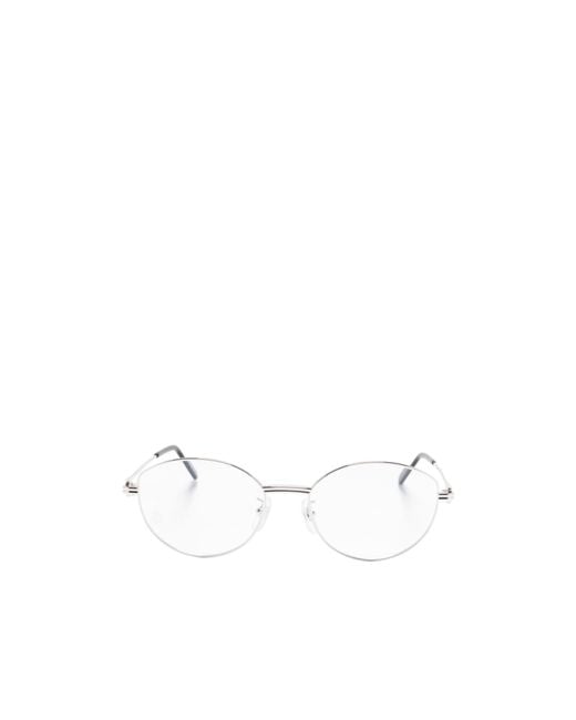 Cartier White Elliptical Flat Mirror