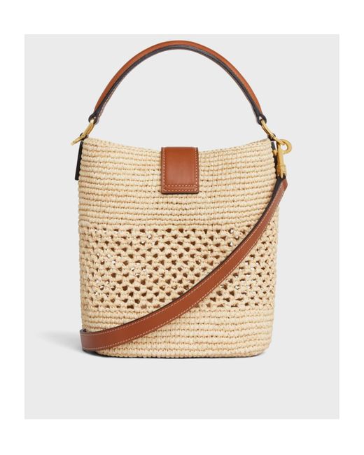 Celine Small Louise Bucket in Natural | Lyst