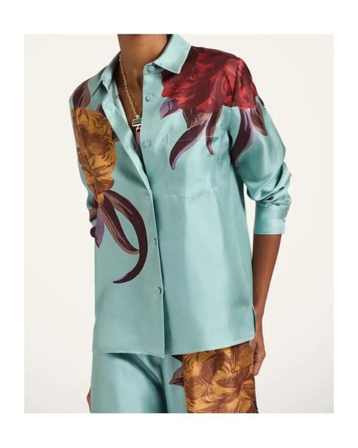 LaDoubleJ Green La Doublej Boy Placement Print Shirt