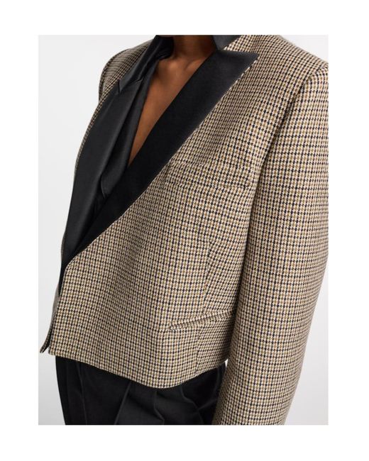 Dorothee Schumacher Multicolor Gaphic Elegance Cropped Blazer