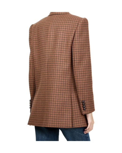 Chloé Brown Double Breasted Jacket