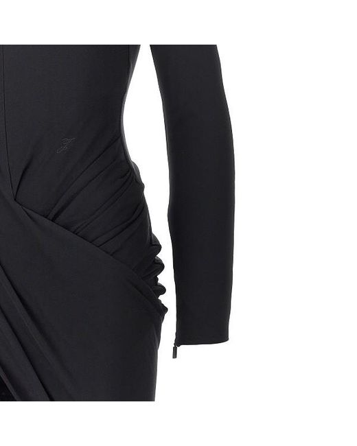 Jacquemus Black Long-Sleeved Dress