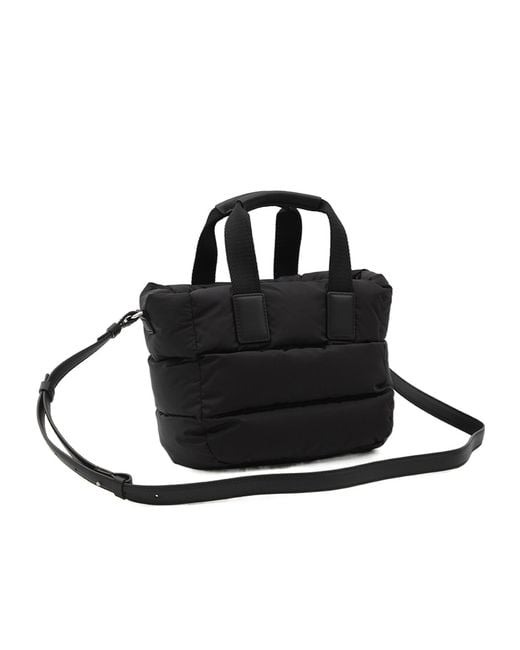 Moncler Black Logo Patch Padded Tote Bag