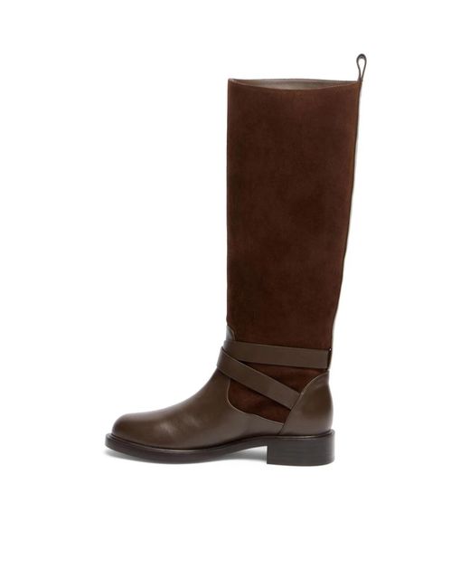 Stuart Weitzman Brown Benni Riding Boot