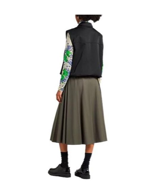 Marni Black Solid-Color Sleeveless Jacket