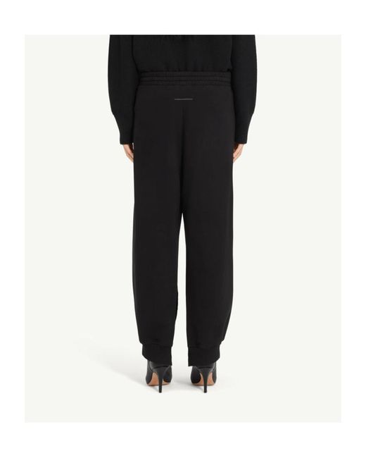 MM6 by Maison Margiela Black Numbers Motif Track Pants