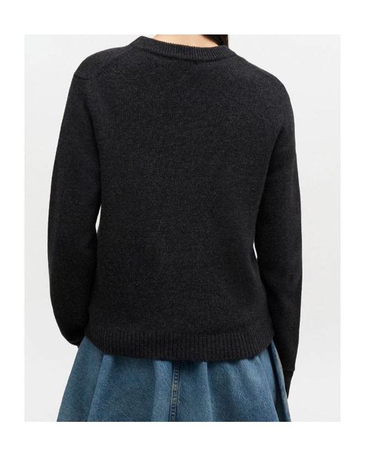 Ganni Blue Rabbit Graphic Crewneck Jumper