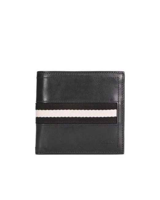 Bally Black Logo Wallet