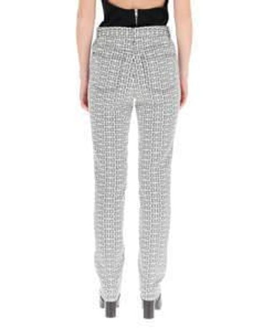 Givenchy Gray 4G Motif Pants