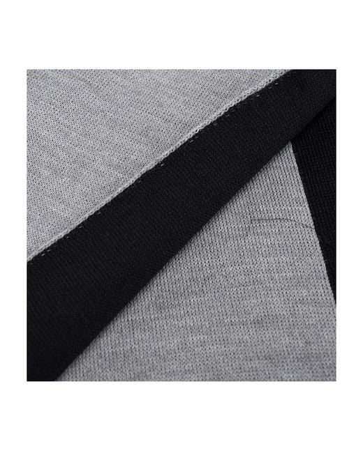 Moschino White Stitching Detail Scarf for men