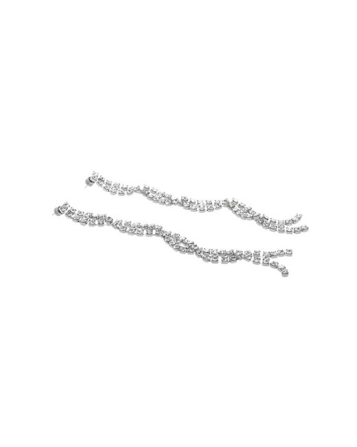 Balenciaga White Riviera Earrings