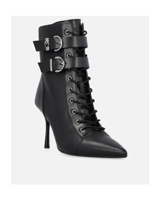 Pinko Black Lucy 27 Ankle Boots