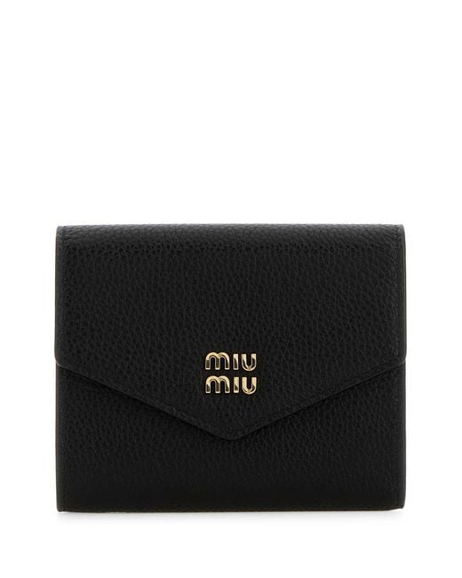 Miu Miu Black Wallets