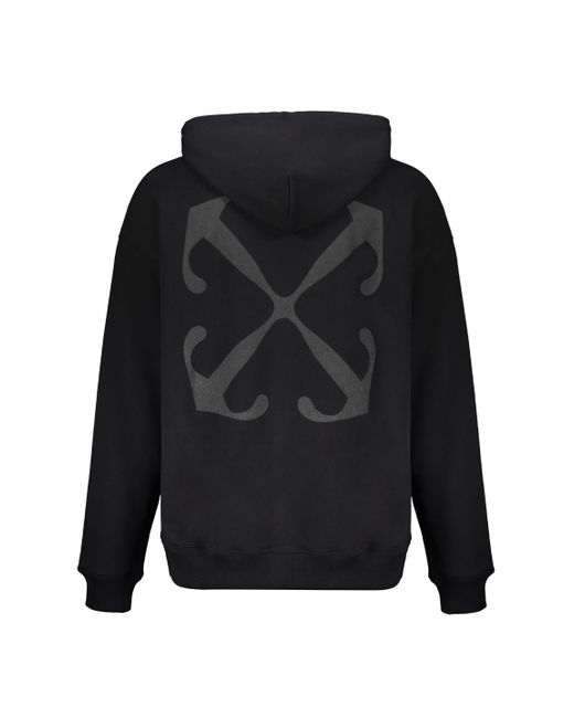 Off-White c/o Virgil Abloh Black Arrow Back Logo Hoodie for men