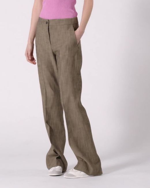 Pinko Natural Flared Suit Trousers