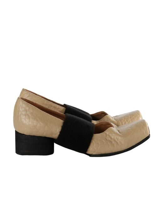 Uma Wang Brown Strappy Ballet Shoes
