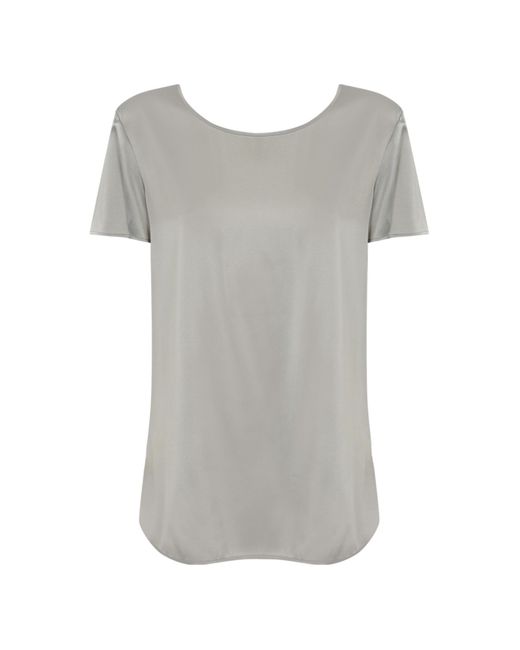 Max Mara Gray Cortona Blouse