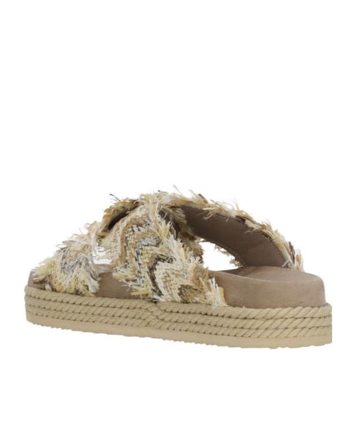 Mou Multicolor Cross-Strap Sandals