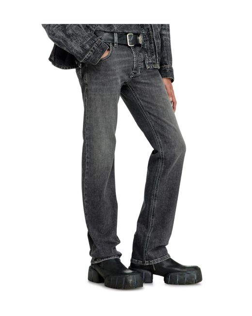 DIESEL Gray 1985 Larkee Straight-Leg Jeans for men