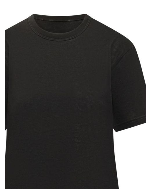 AMI Black Ami Classic Fit Crewneck T-Shirt