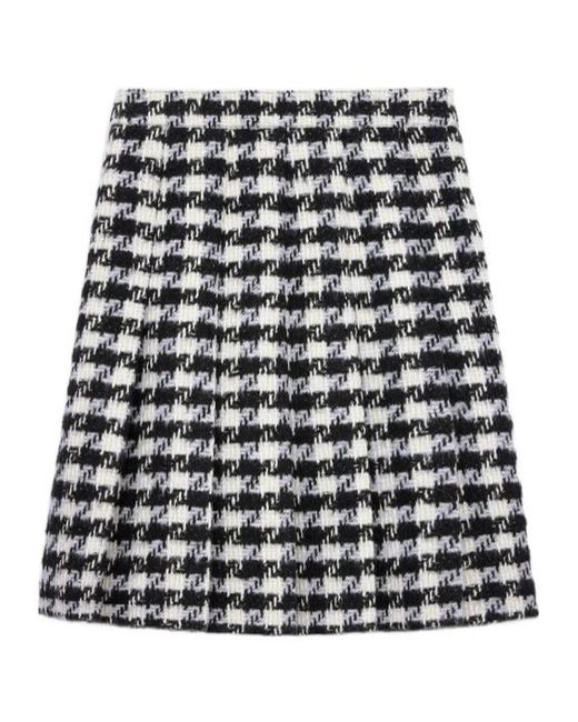 Céline Black Pleated Skirt