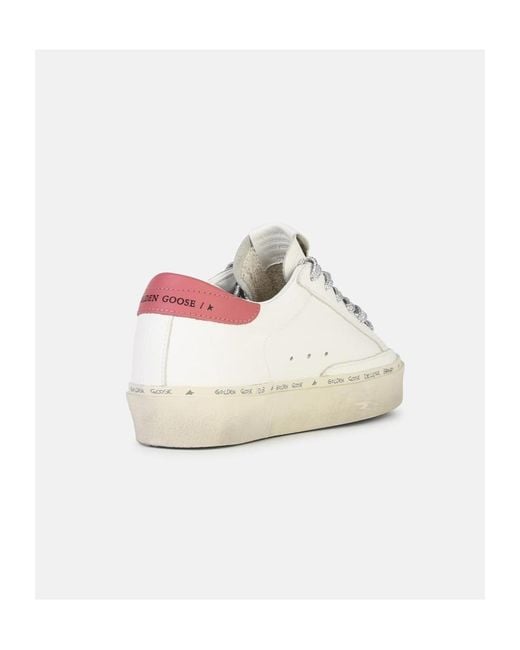Golden Goose Deluxe Brand White Hi Star Lace-Up Sneakers