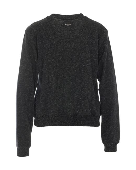 Repetto Black Logo Crewneck Sweatshirt