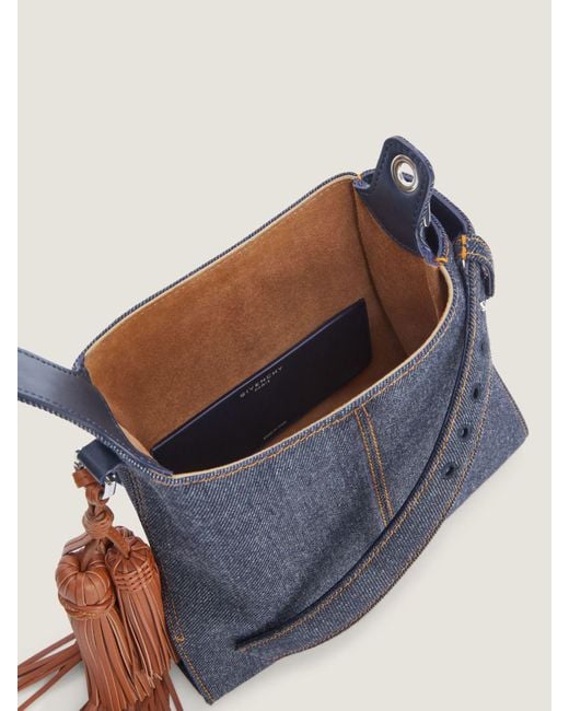 Givenchy Blue Belted Mini Hobo Bag