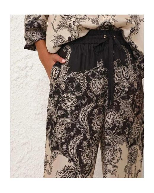 Zimmermann Natural Rhiannon Relaxed Pants