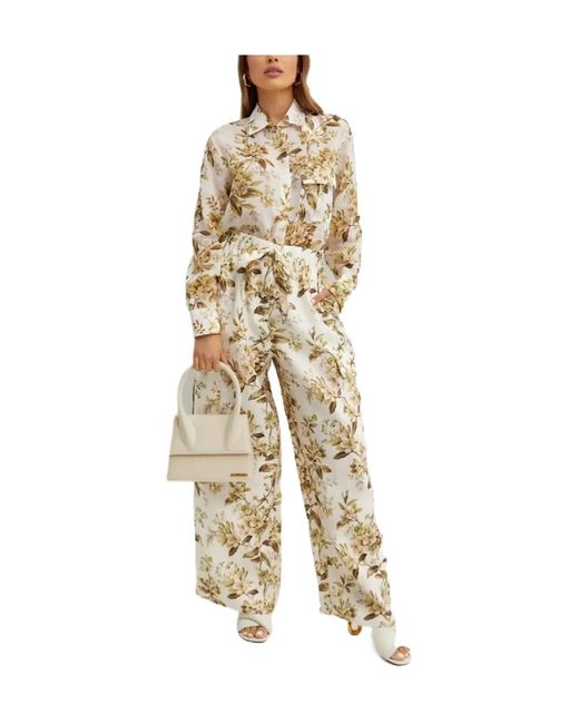 Zimmermann Natural Floral Pocket Shirt