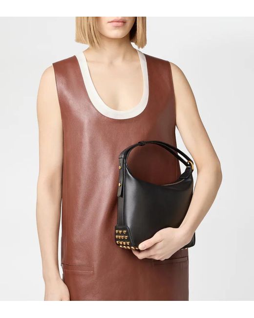 Tod's Black Mini Studded Shoulder Bag